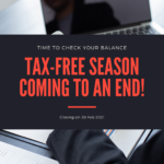 Tax-Free Season Is Coming To An End